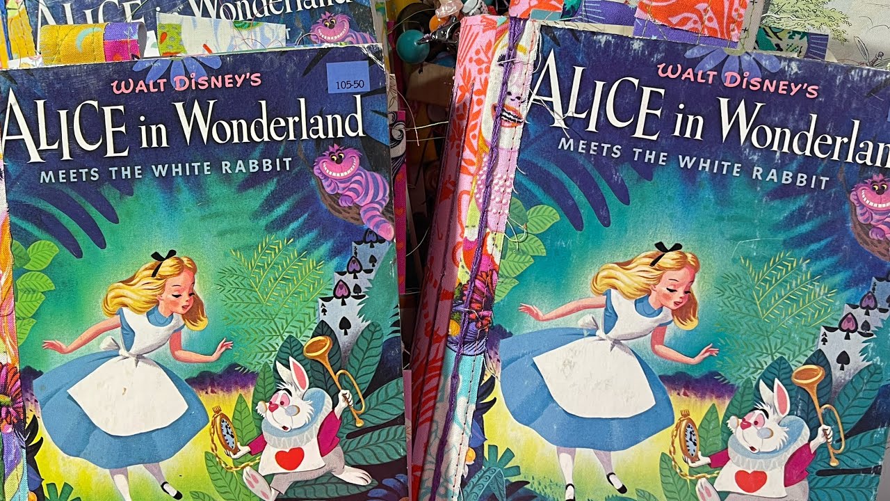 Alice in wonderland junk journals *for sale*