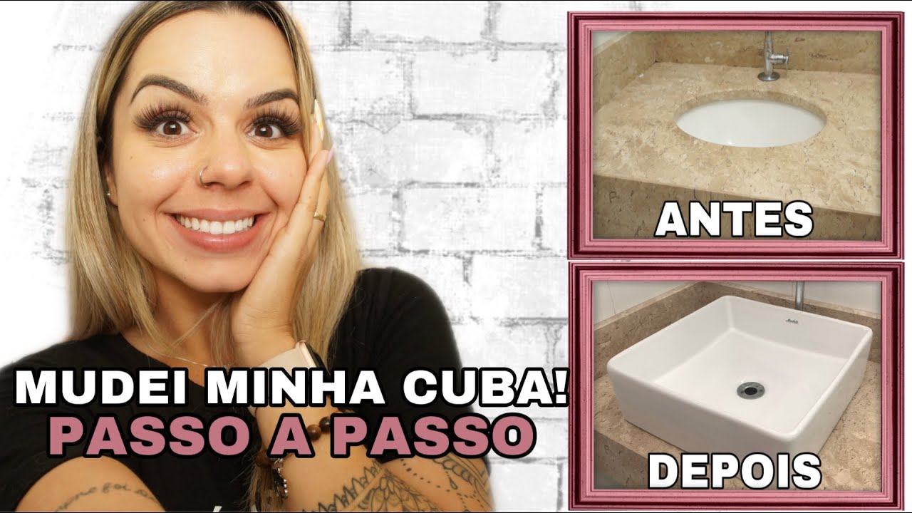 COMO TROCAR CUBA EMBUTIDA DA PIA