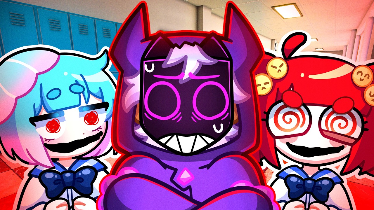 Escapei de uma ESCOLA cheia de ANOMALIAS!! | Yuyu NineFloors