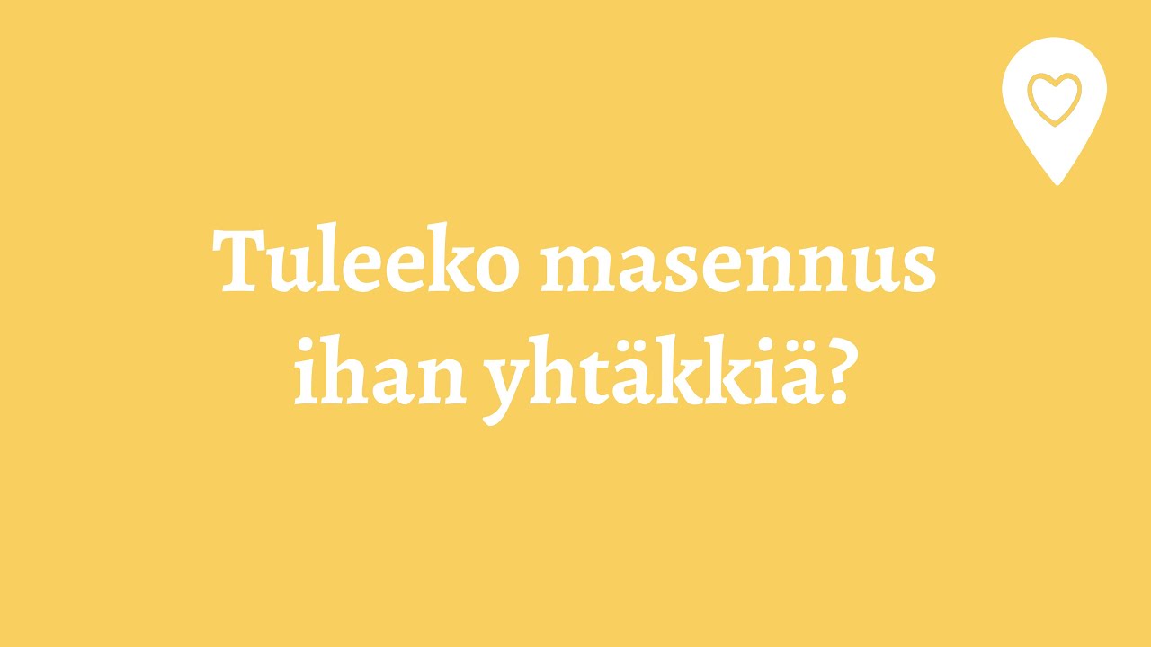 Masennuksen omahoito: Tuleeko masennus ihan yht&auml;kki&auml;?