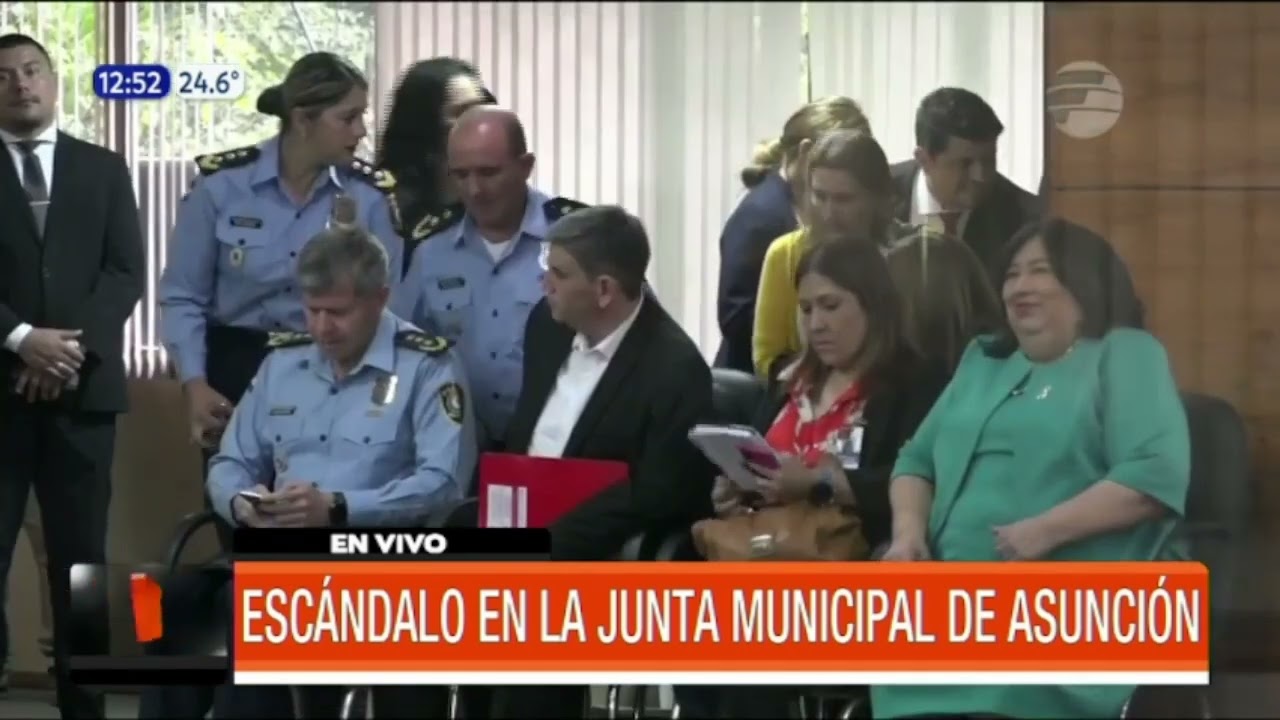 Escándalo en la Junta Municipal de Asunción