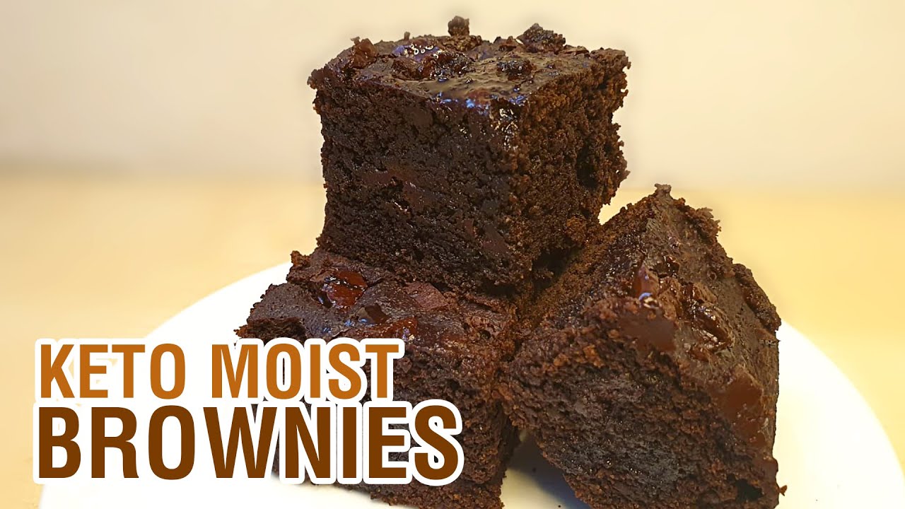 TASTY KETO MOIST BROWNIES + NUTRITION FACT