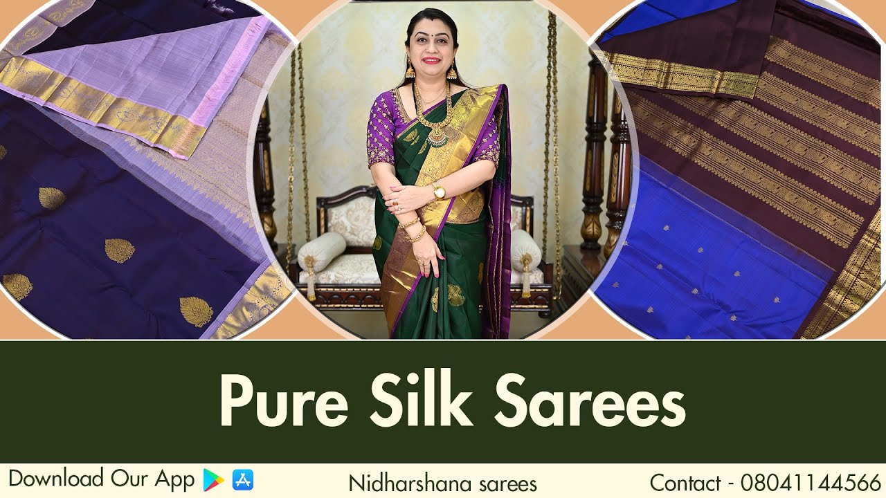Pure Silk Sarees | Exclusive Festive Saree Collection | Nidharshana Sarees