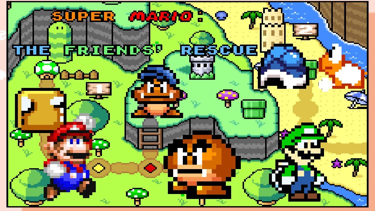 Super Mario: The Friends' Rescue (Demo) | Super Mario World ROM Hack | 2020