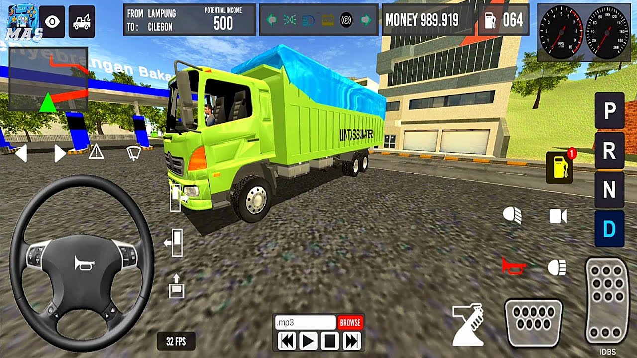 IDBS Truck Simulator - Fuso Trucks Pass Through The Bakauheni Port