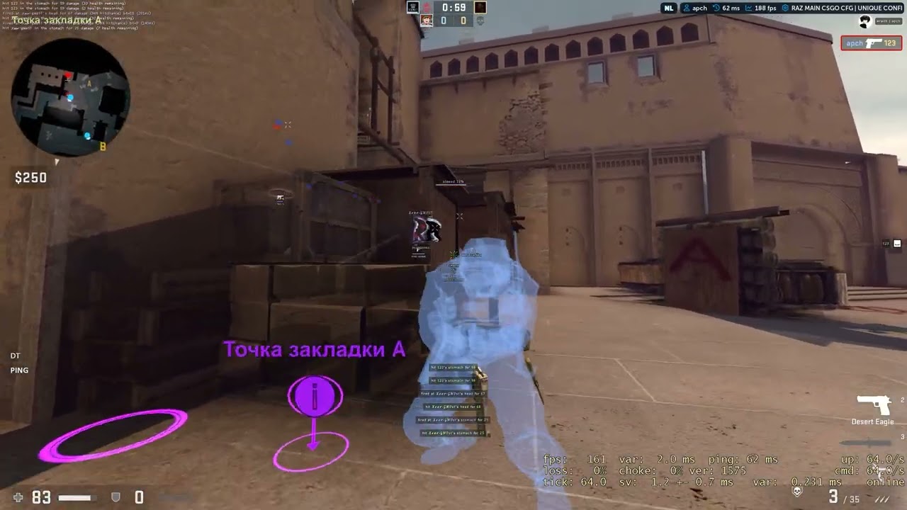 hvh highlights #7 ft.neverlose.cc x wraith