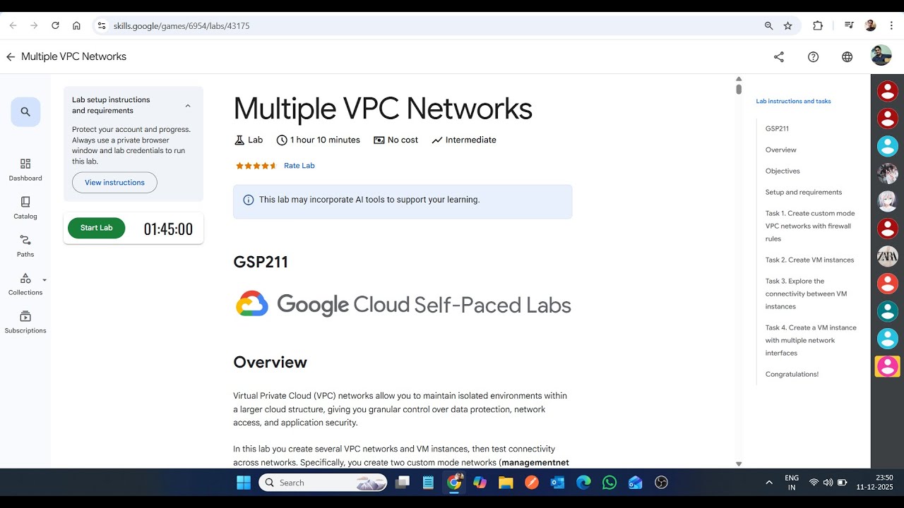 Multiple VPC Networks || Lab Solution || Google Cloud Arcade 2025