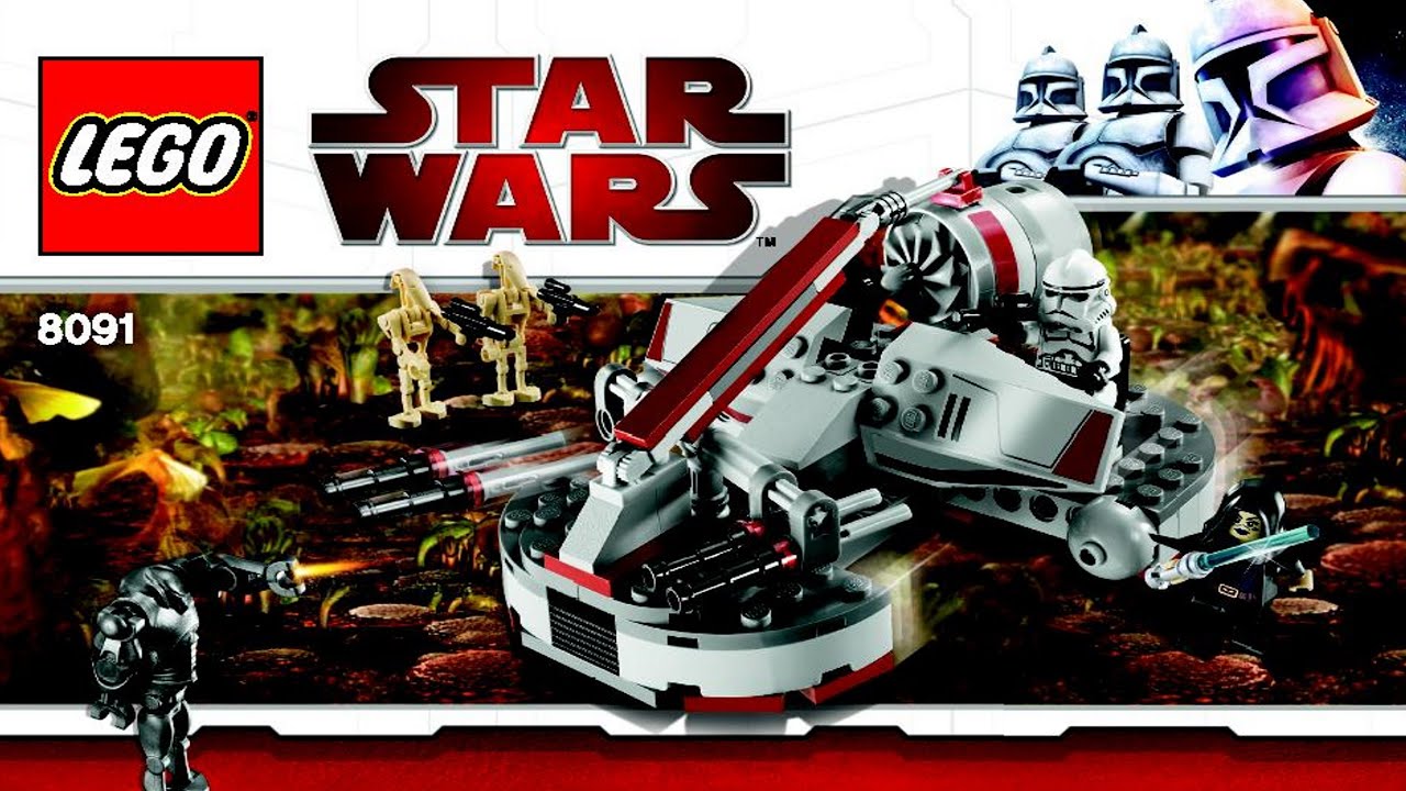 LEGO instructions - Star Wars - 8091 - Republic Swamp Speeder