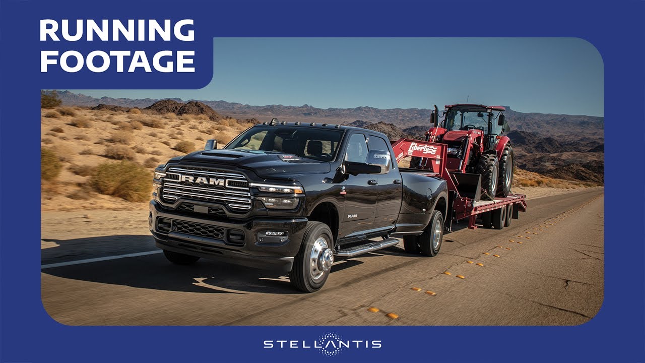 2025 Ram 3500 Limited Longhorn Running Footage