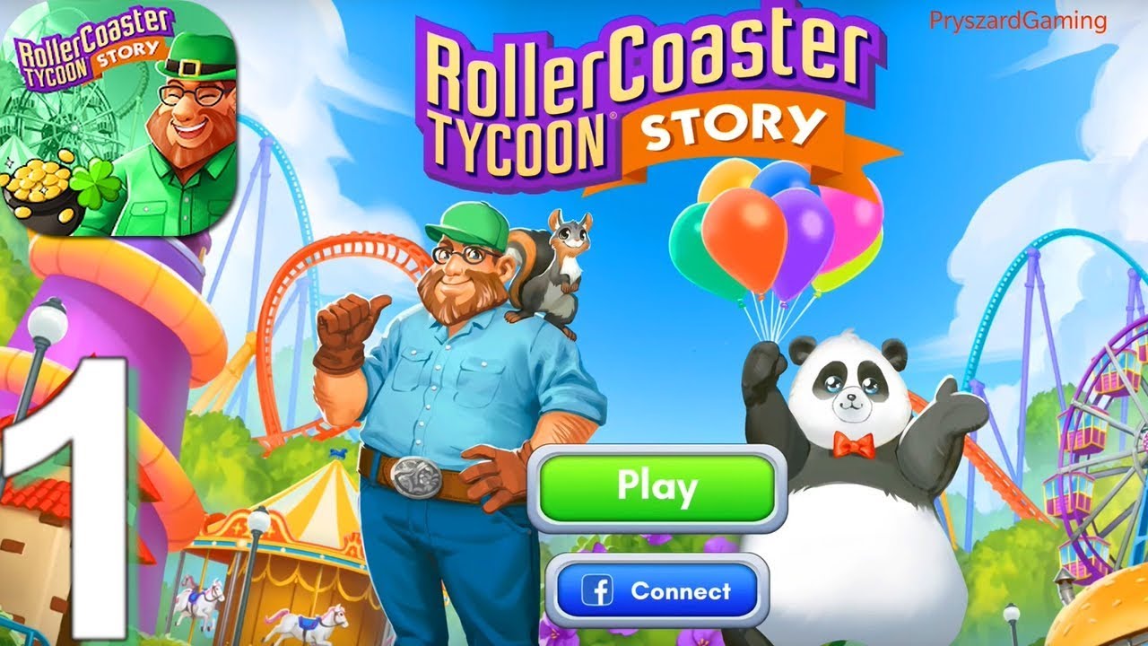 RollerCoaster Tycoon Story - Gameplay Walkthrough Part 1 (Android,iOS)