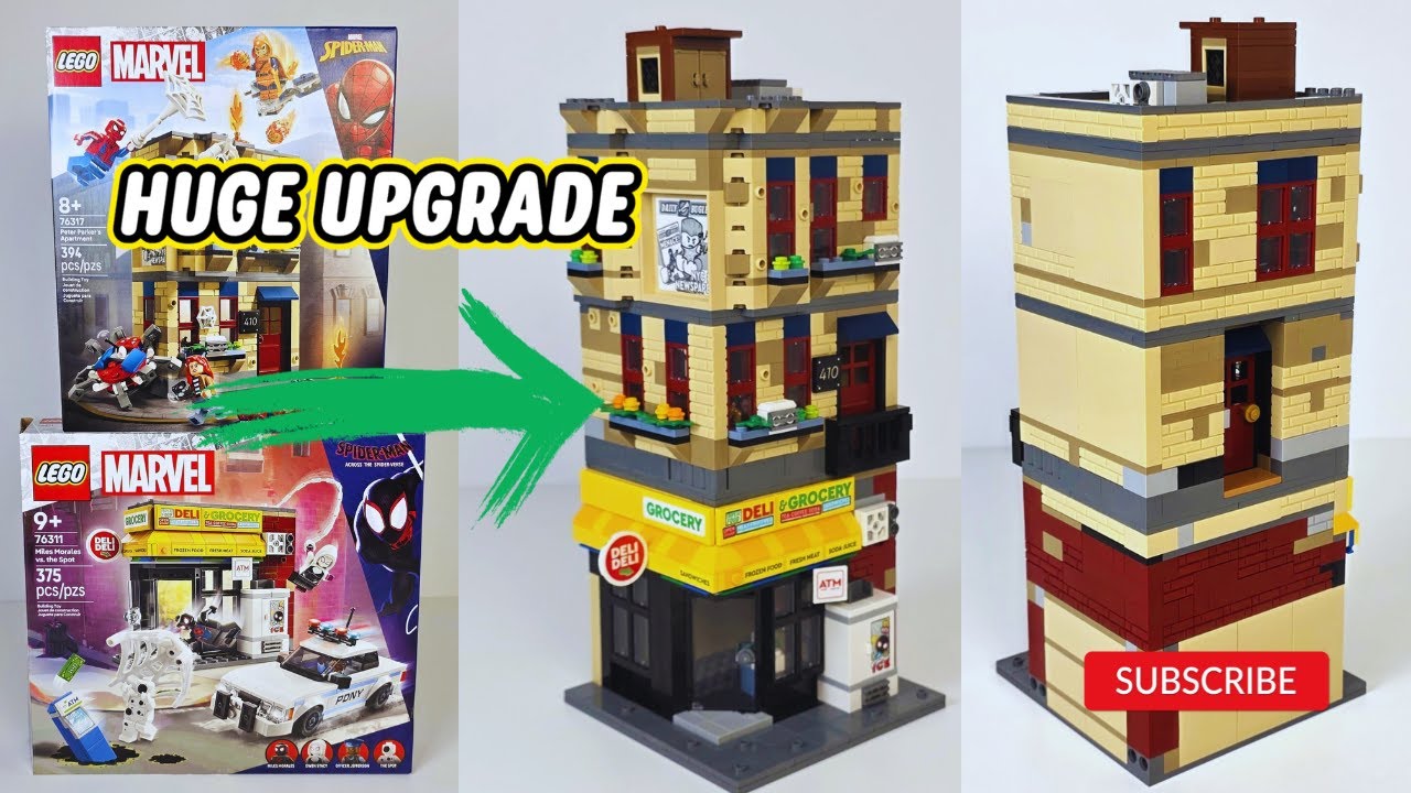 Modifying the LEGO Spider-Man 2025 Buildings