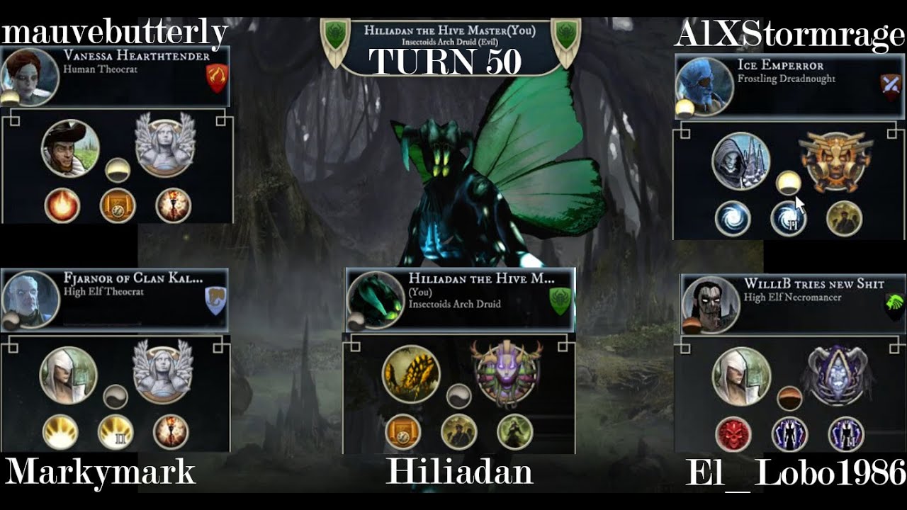 T50 - AoW3 End of Days 2 game (commented)