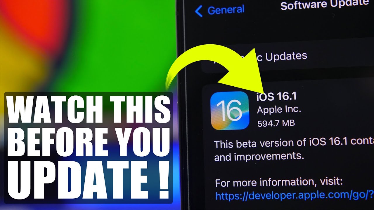 iOS 16.1 Update - Everything You NEED to Know !