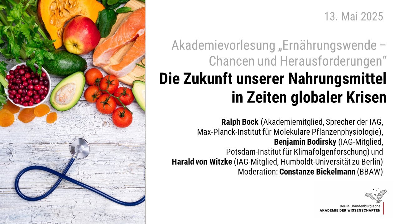 Die Zukunft unserer Nahrungsmittel in Zeiten globaler Krisen