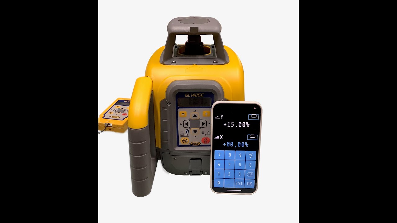 1425C Spectra Precision Neigungslaser für Arbeiten in der horizontalen, 2x Neigung und vertikal