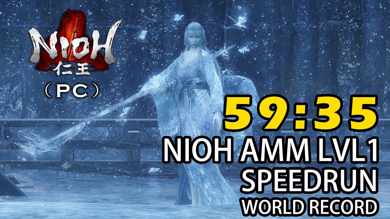 Nioh - All Main Missions LVL1 Speedrun 59:35 (PC1.21.04)