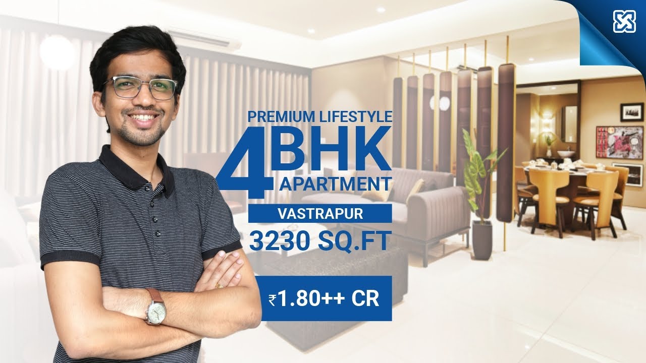 Spacious 4 BHK Apartment | Sample House | Shilp Shaligram | Vastrapur | Ahmedabad