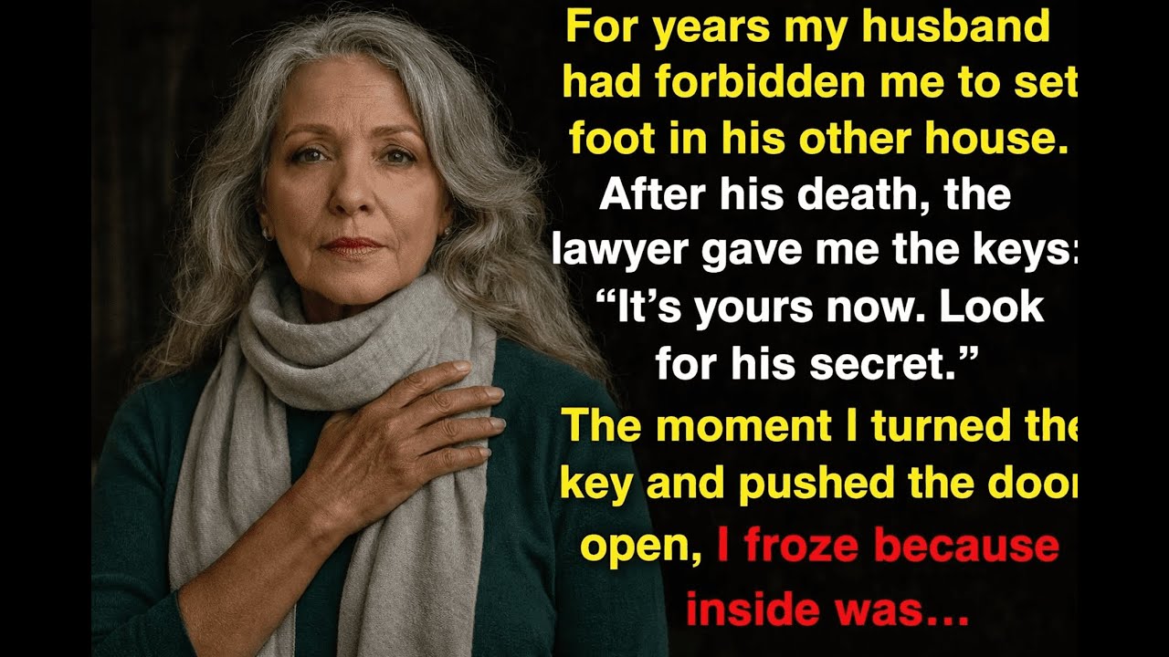 My husband forbade me from entering his secret house – after his death I opened the door and saw…