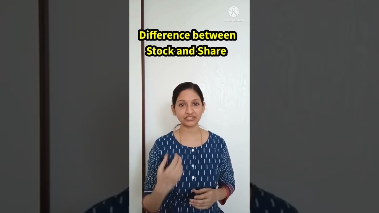 Difference between Stock and Share | Tamil | #shorts