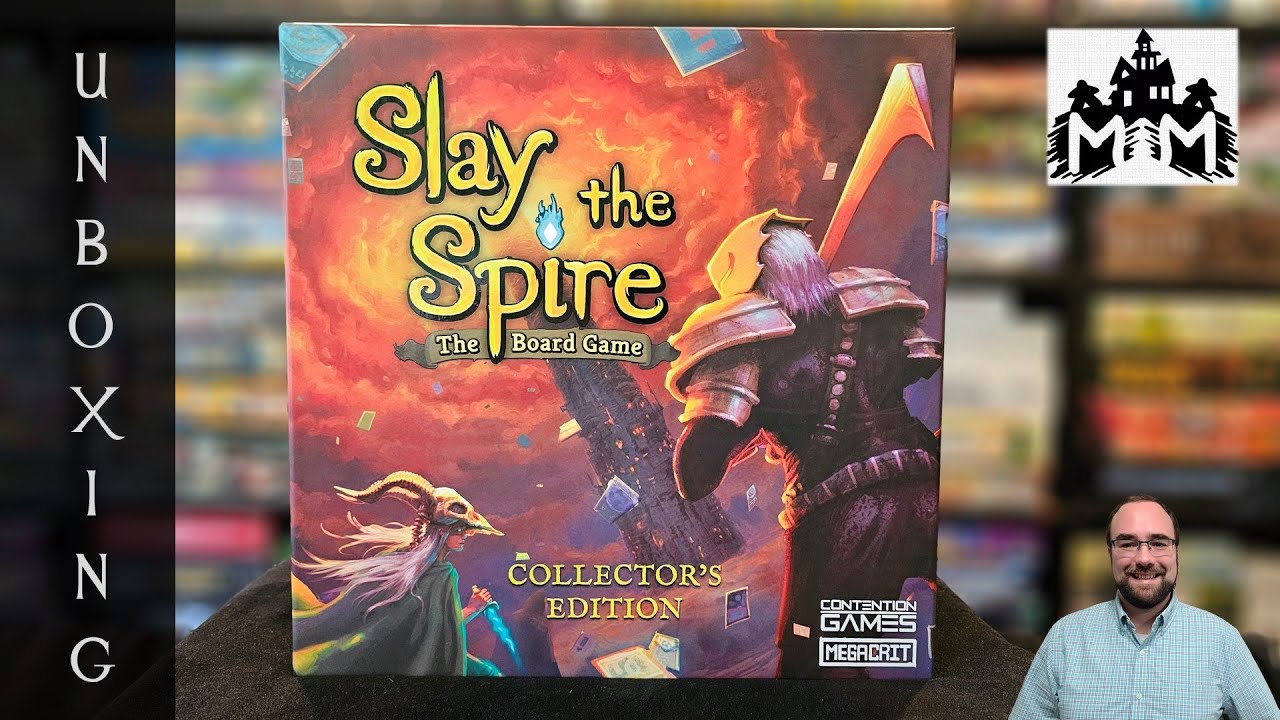 Unboxing Slay the Spire the Board Game Collector's Edition
