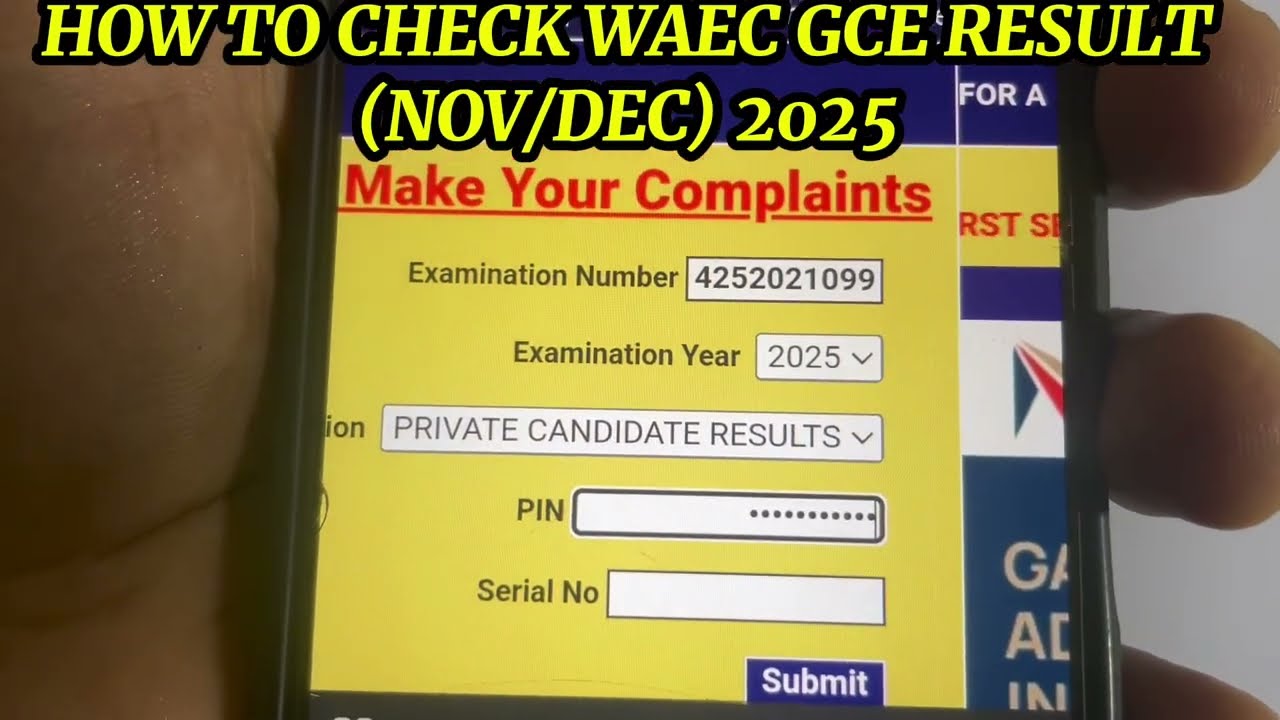 Опубликованы результаты экзаменов WAEC GCE 2025: Как проверить результаты WAEC 2025 (ноябрь/декаб...
