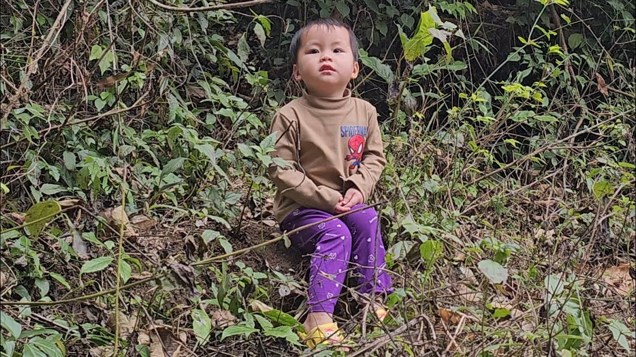 The happiness of a single mother who reunited with her lost child in the forest - a kind woman