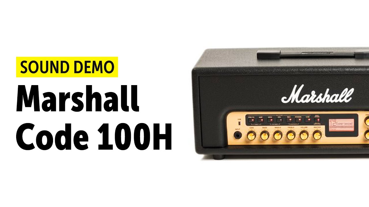Marshall Code 100H Sound Demo (no talking)