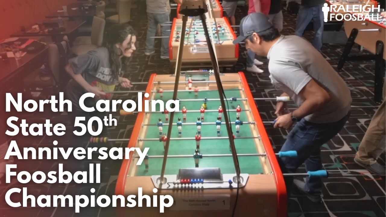 Haylee Johnson vs Miguel Rivera - NC State 50th Anniversary Foosball Tournament
