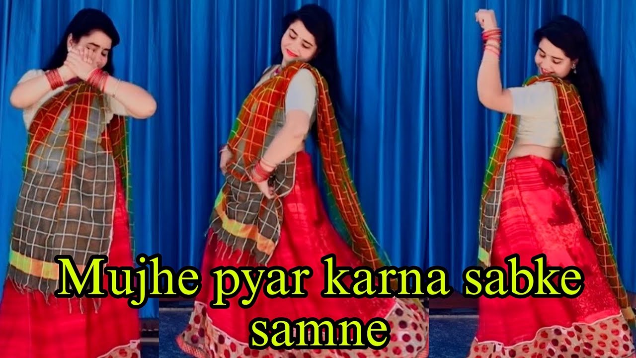 Mujhe Pyar Karna Sabke Samne l Dance Video l Madhuri Dixit l 90s Hit Song 