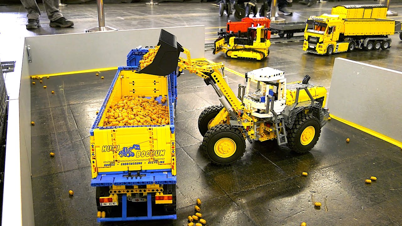 Full RC Lego Technic Special! Fire Trucks Construction Site Excavator Wheel Loader Trains Police Car