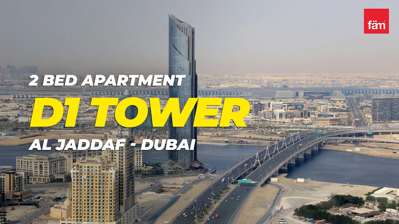 Stunning 2 Bed Apartment in D1 Tower,  Al Jaddaf - Dubai