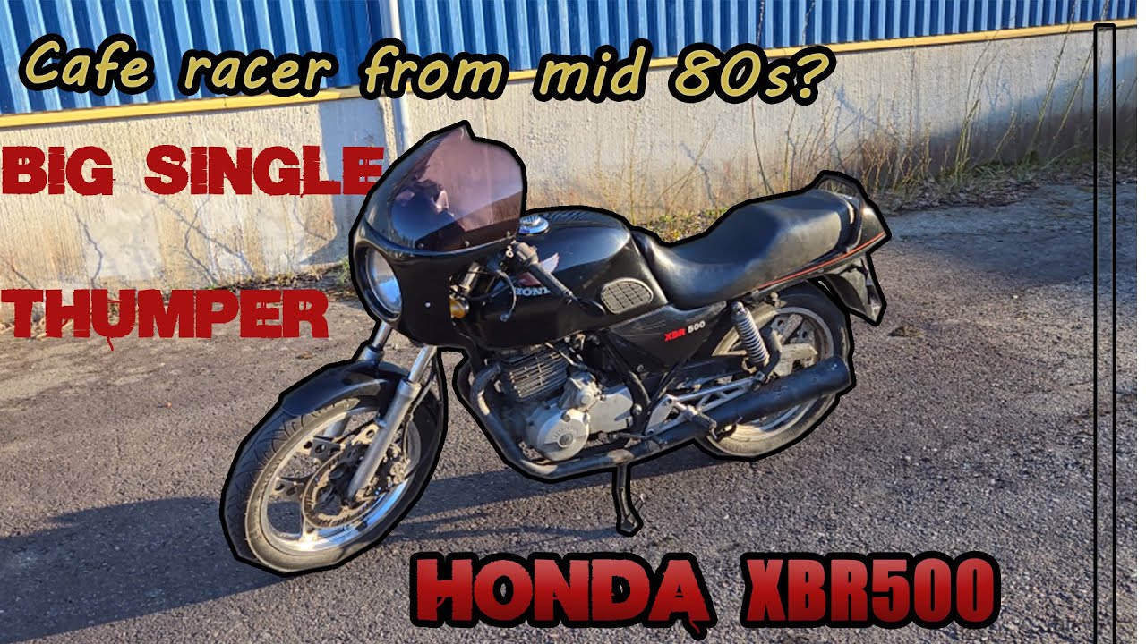 The Motorcycle that everyone forgot - Honda XBR500 Review