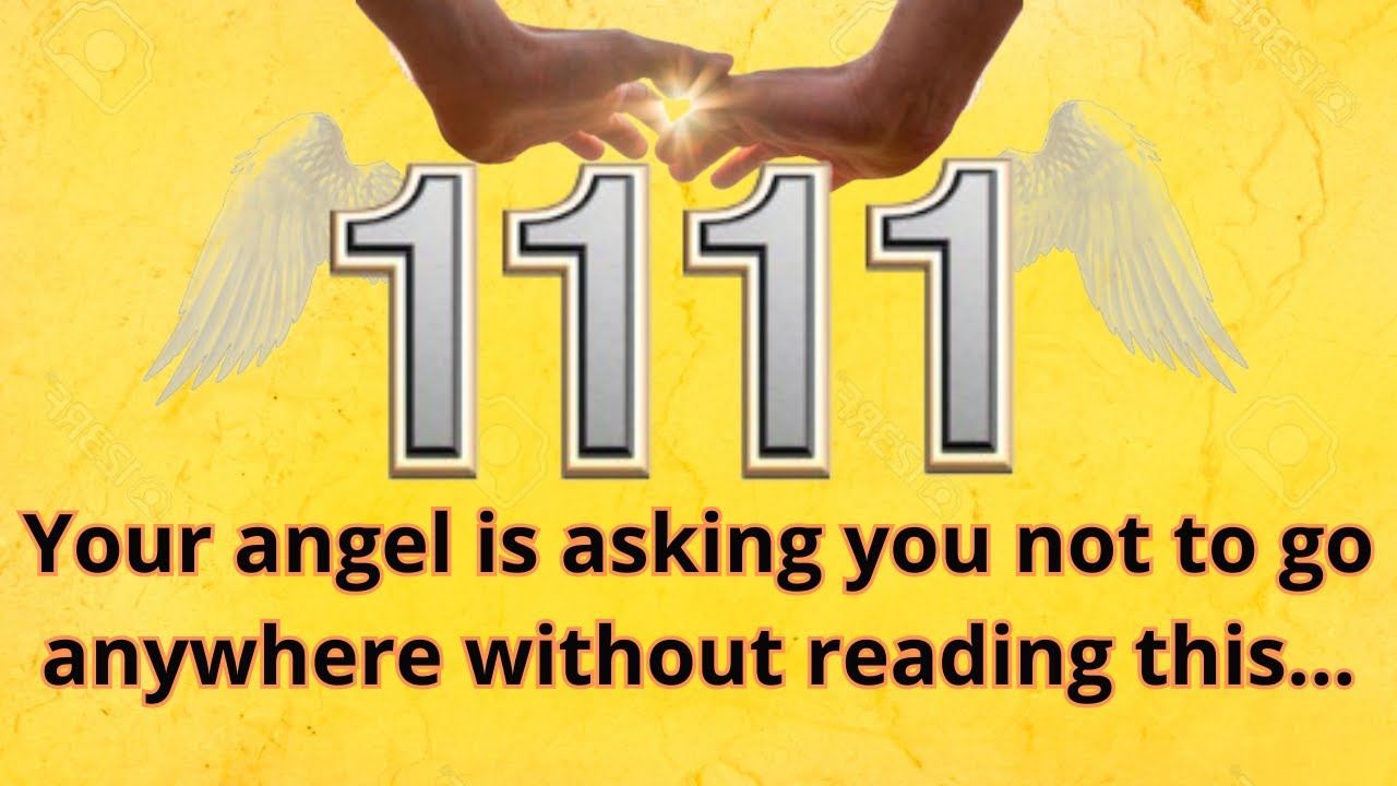 1111 Your Angel is asking you to Pause: This Message is meant for you  ✨