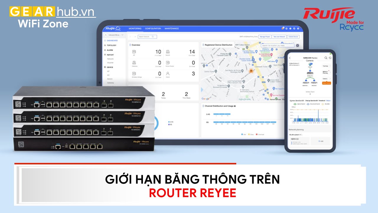 GearHub.vn - Giới hạn băng thông trên Router Reyee