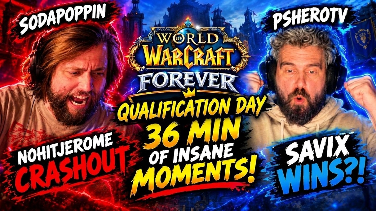 БЕЗУМНЫЕ клипы с турнира WoW Forever: Savix против NohitJerome, дисквалификация, невероятные апсе...