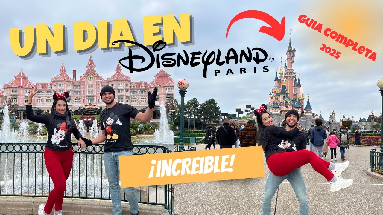 DISNEYLAND Paris 2025 - Como llegar 🔴 Como está dividido el parque✅Atracciones