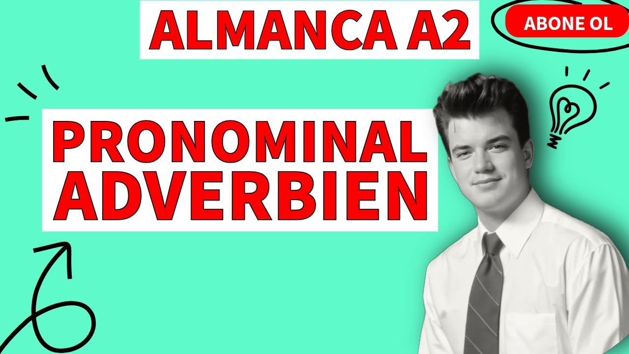 ALMANCA A2 TAM GRAMER - Pronominal Adverbien (Zamirli Zarflar) #konuanlatımı