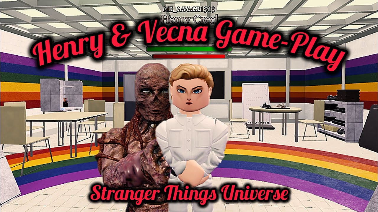 Henry Creel & Vecna Game-Play in Stranger Things Universe Roblox 💖