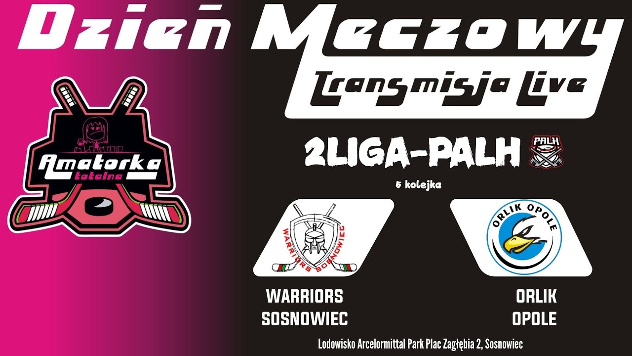 Warriors Sosnowiec VS Orlik Opole - Amatorzy  2LIGA PALH
