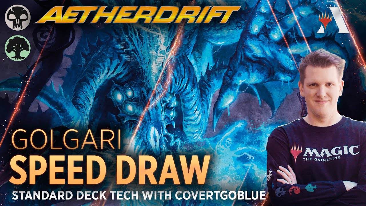Aetherdrift - Speed Draw | Standard Deck Tech with CovertGoBlue  | MTG Arena
