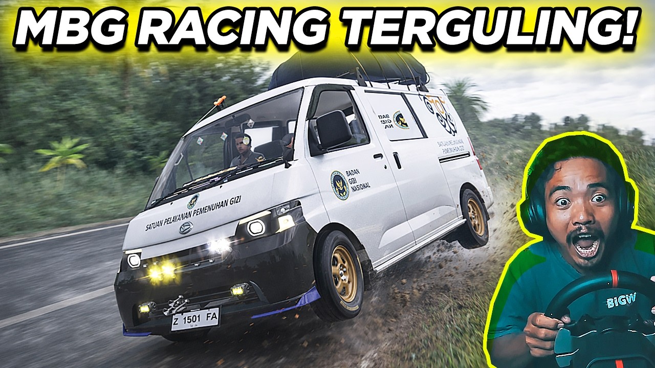Drama Grand Max MBG Racing Ugal-Ugalan Sampai Terguling! | ETS2 Indonesia