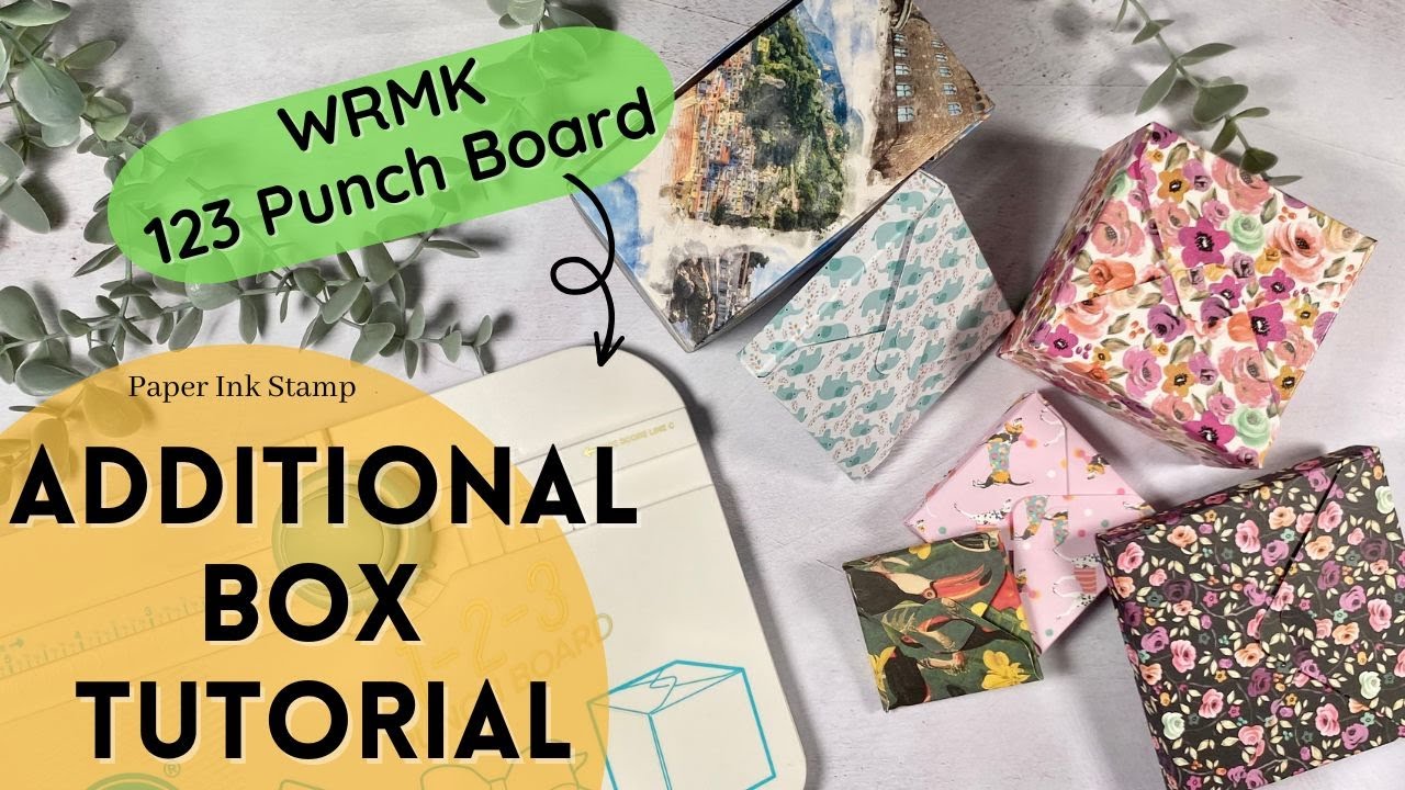 We R Memory Keepers 123 Punch Board // Making The Last 6 Boxes Where The NA Appears