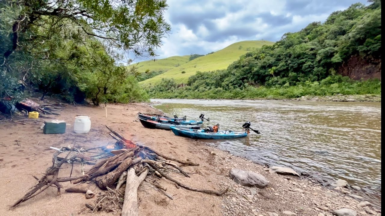 Expedição Rio Pelotas , 30 km Rio acima isso nunca foi visto antes !!!! Parte 1 