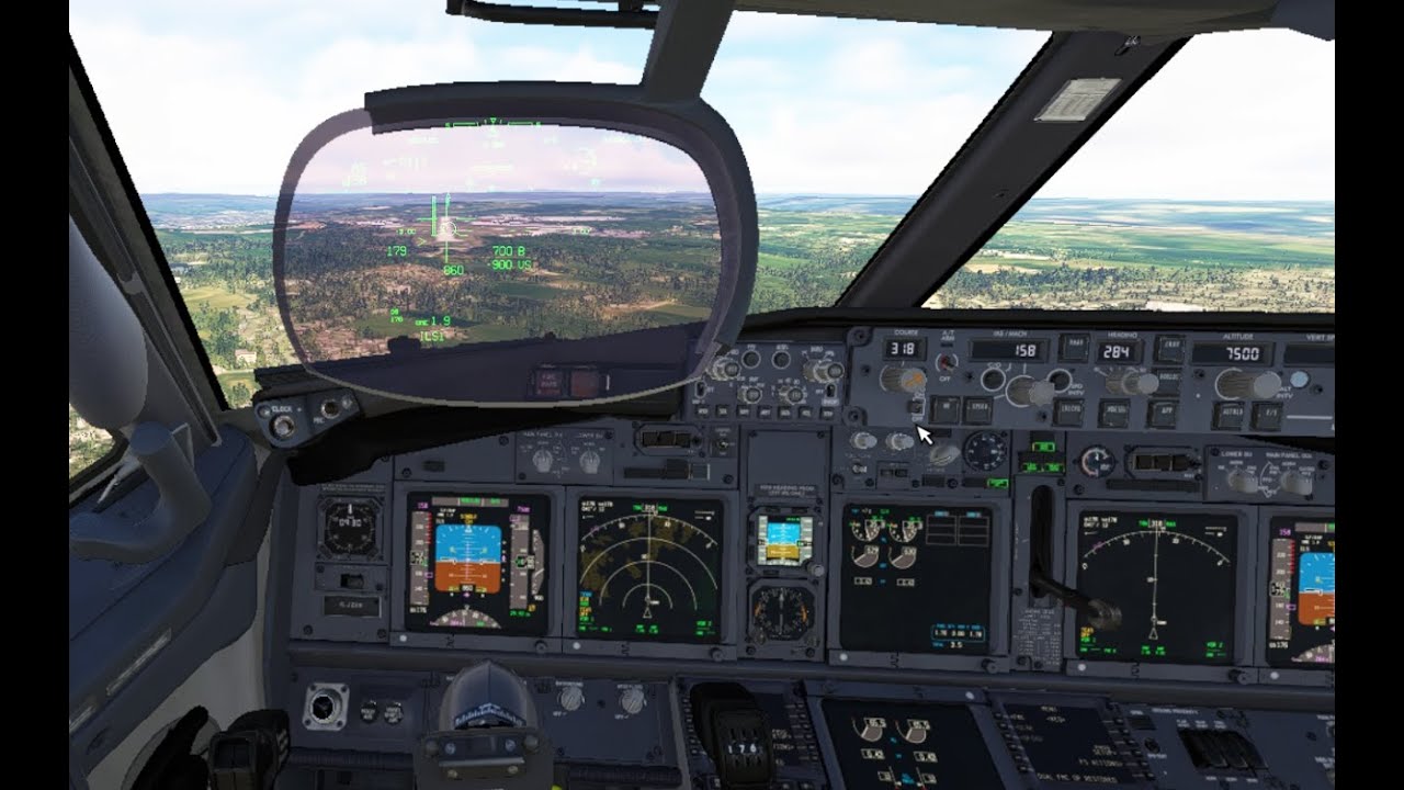 Microsoft Flight Simulator Jet2 landing into Leeds Bradford airport