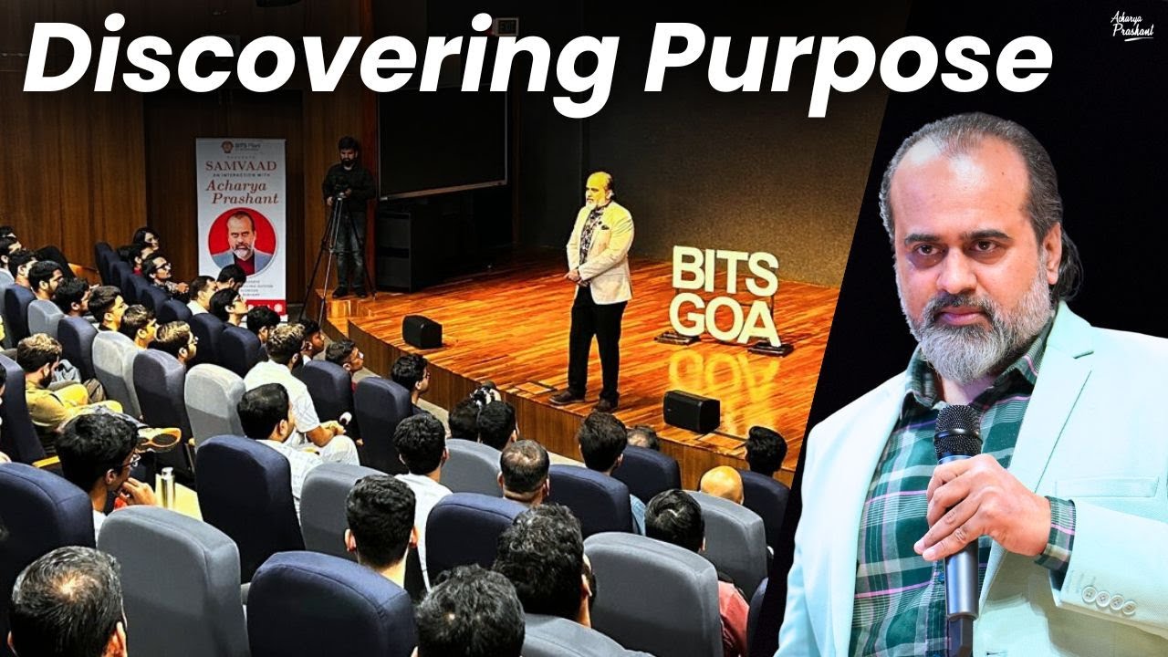 How did you find your calling in life? || Acharya Prashant, at BITS Goa (2024)