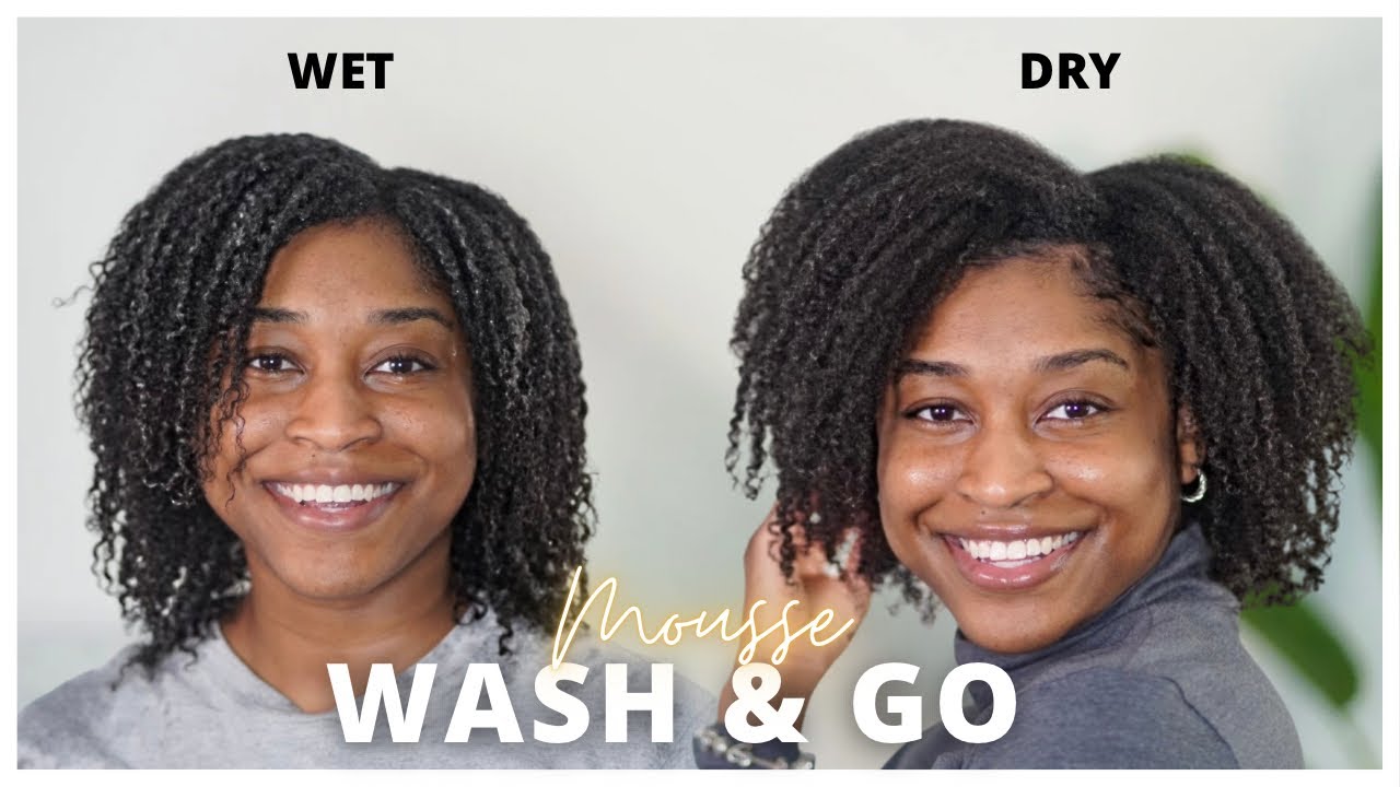 I tried a mousse only wash and go and here's how I feel about it!