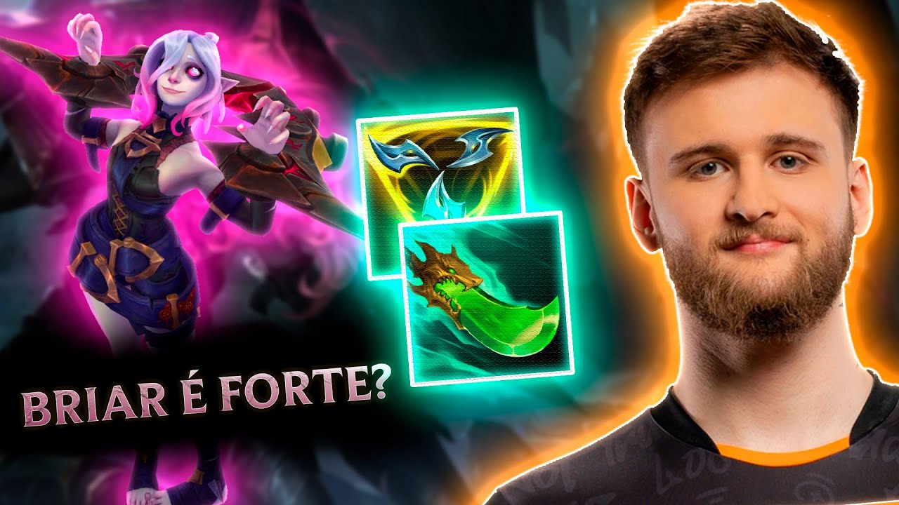 JOGANDO COM A NOVA CHAMP DO LOL - BRIAR