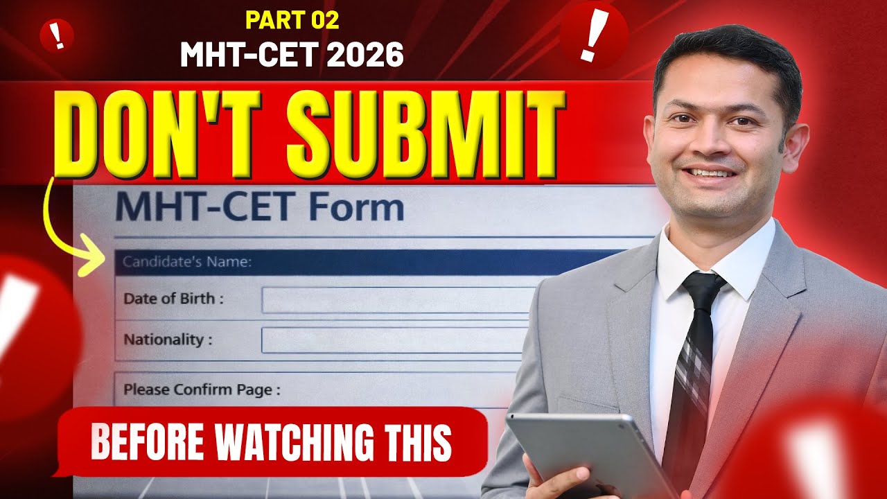 ❌ Don’t Register for MHT-CET Before Watching This! | CET 2026 Registration Guide | Part 2