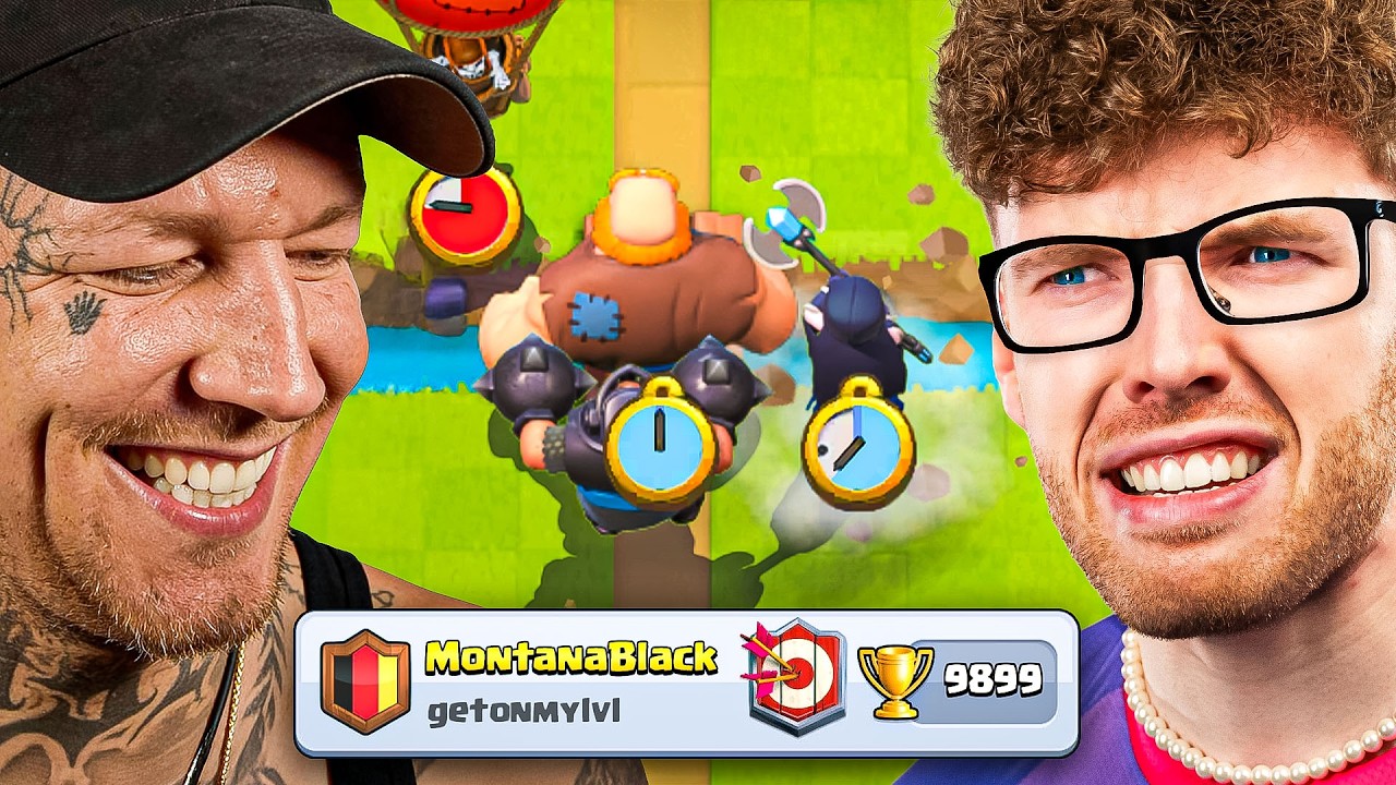 ICH COACHE MONTE in CLASH ROYALE...😱