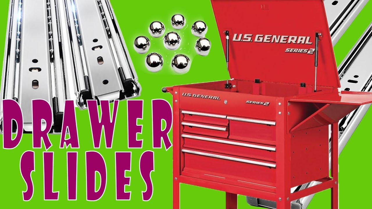 Harbor Freight Tool Box Drawer Slide replacement - How to replace tool cart drawer slides